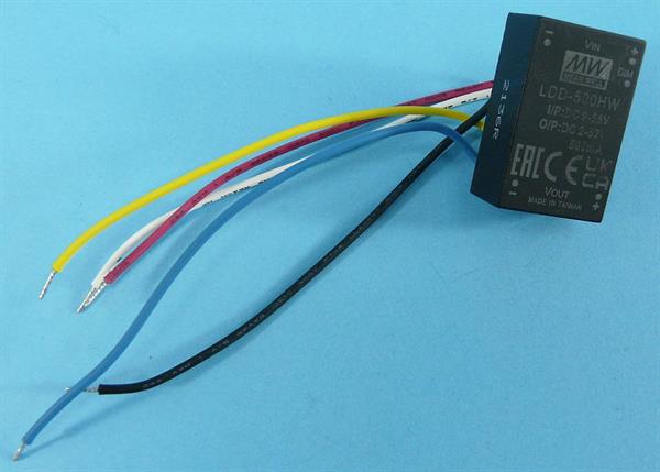 LDD-500-HW DC/DC 9-56V/2-52V/0,50A