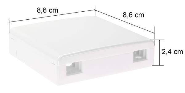 PUSZKA ZAK.FTTH-2 OUT-FTB02